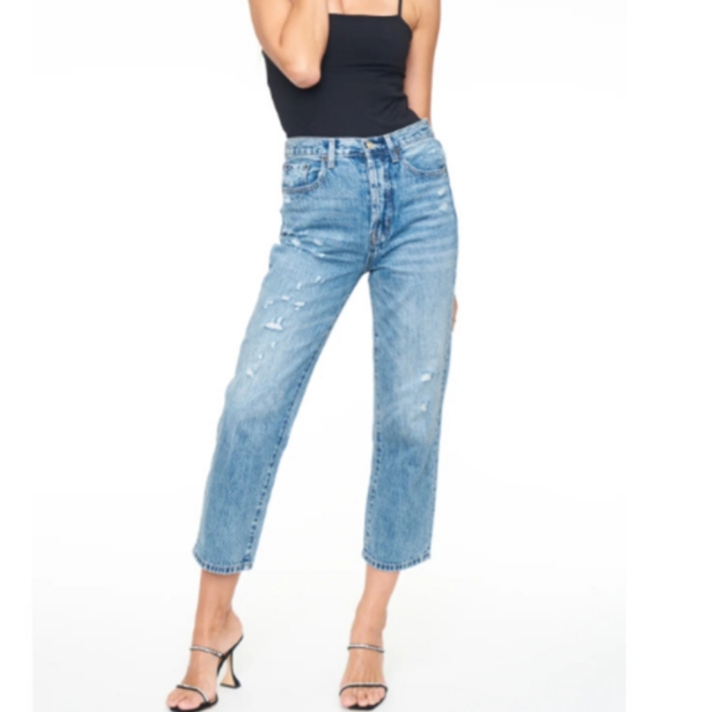 PISTOLA Super High Rise Cassie Crop Jeans